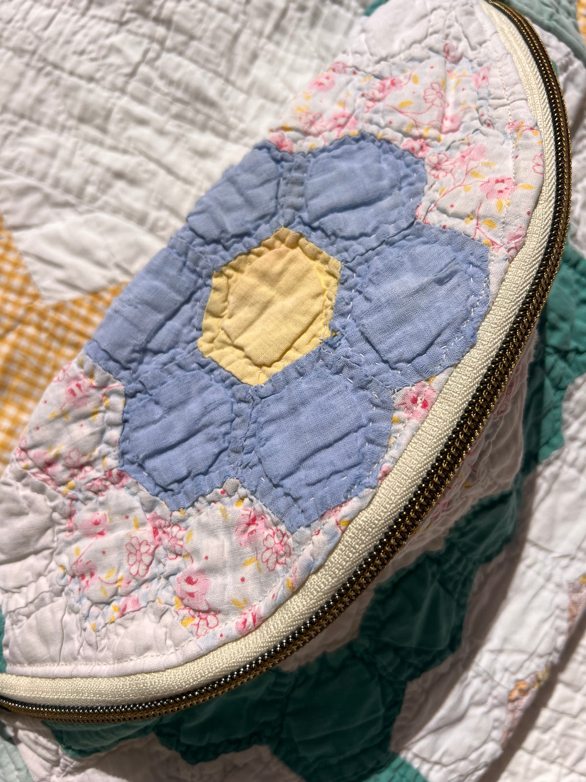 Grandmother’s Flower Garden Heirloom Bum Bag