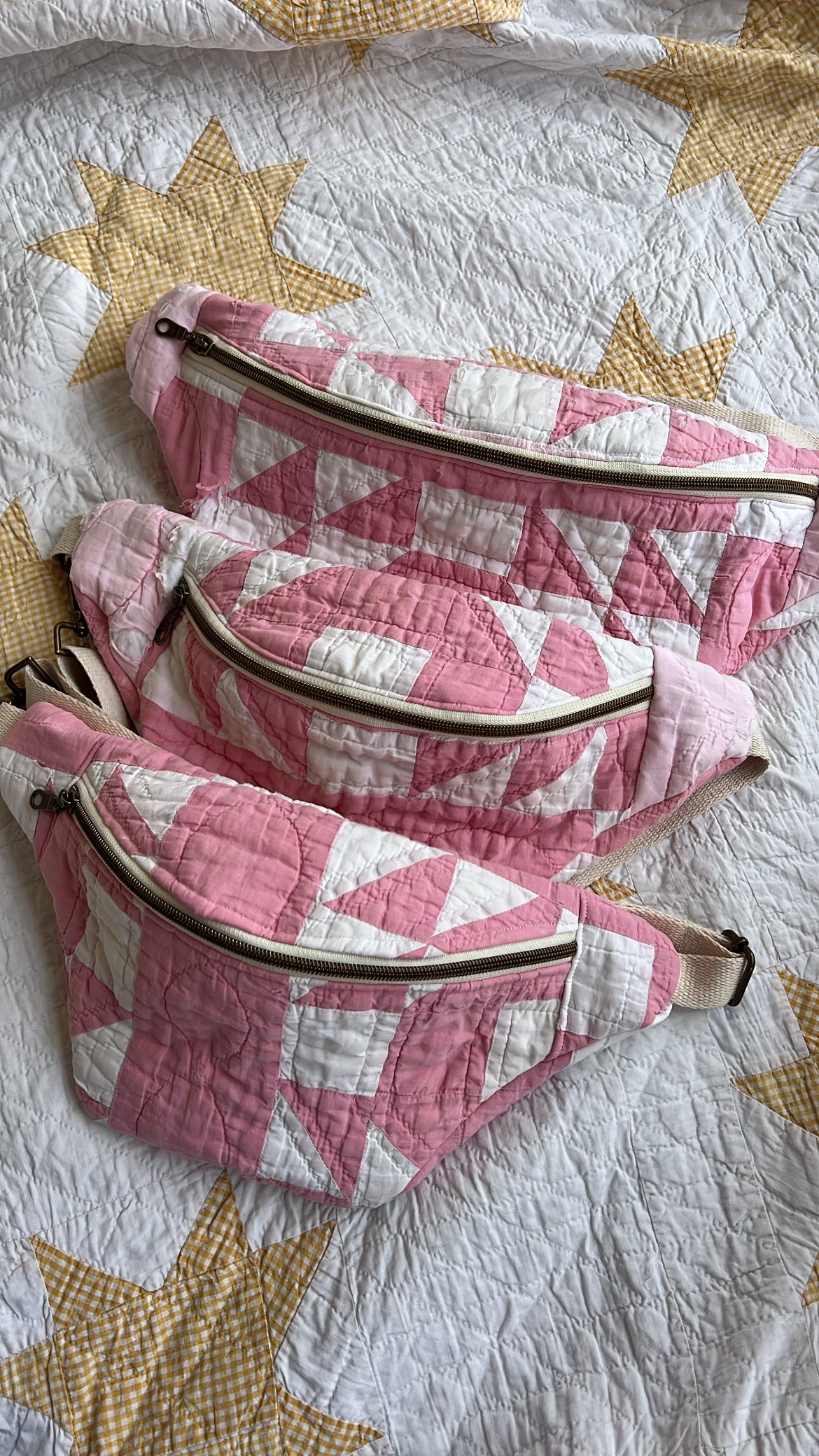 The Heirloom Quilted Bum Bag | Pink