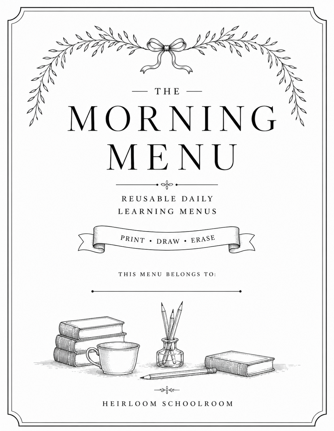 Morning Menu