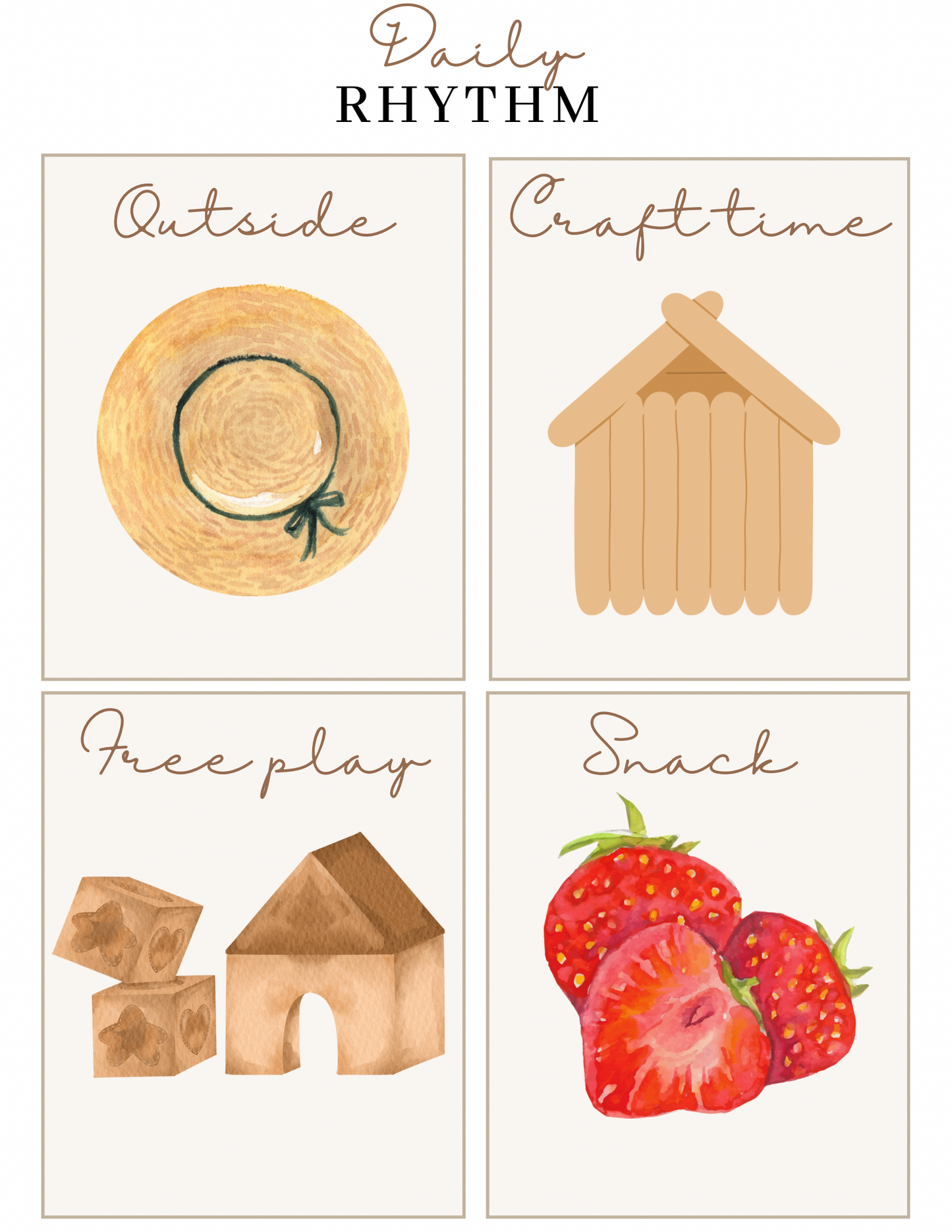 Daily Rhythm Cards